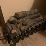 Beautiful realistic log electric fire Image 4