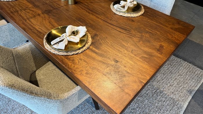 Ex Display 180cm Solid Wood Dining Table, Ex Display