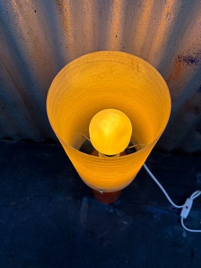 Vintage Retro MCM Original 1960s Shattaline lamp