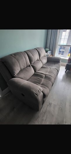 3 & 1 seater reclining sofa