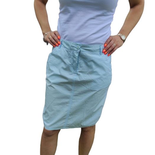 Blue skirt