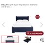 Super king ottoman bed frame and mattress Image 4