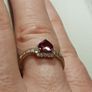 9 ct  gold ring Rubies and diamonds Image 10