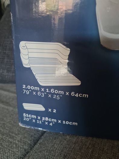 Inflatable sofa bed