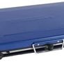 Chef Folding Double Burner Stove and Grill, compact gas cooker for camping or festivals, Blue Image 3