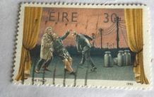 1990 Irish stamp - Irish Theatre - The Field