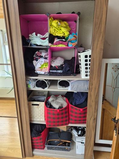 Wooden wardrobe
