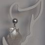 White SeaShell Mermaidcore Earrings Image 10