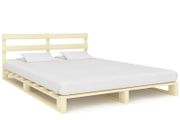 Pallet Bed Frame Solid Pine Wood 140x200 cm