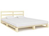 Pallet Bed Frame Solid Pine Wood 180x200 cm 6FT Super King