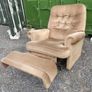 Vintage La-Z-Boy Style Manual Recliner  Ultimate Comfort Image 4