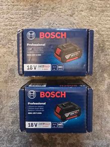 bosch 5ah Battery x2