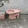 pink toilet retro vintage Image 2