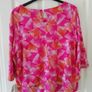 Gerard 3/4 sleeve bar dressy top pink size 18 NEW with tags Image 6