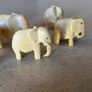 Elephants Ivory set of 6 Image 4