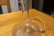 Glass wine jug
