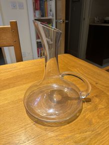 Glass wine jug