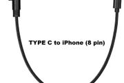 Type C to 8 pin iPhone Data Charging Cable for DJI Mavic Air 2 iPhone 11 XR 12 8