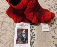Wool and silk mix designer neckwarmer