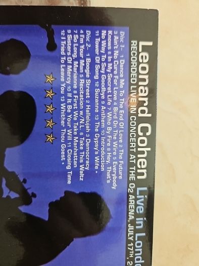 Leonard Cohen 2CD  - Live In London