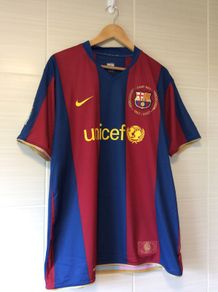FC Barcelona Jersey. Official Mens Nike Home Jersey. Season 2007-2008. Original From The Time.