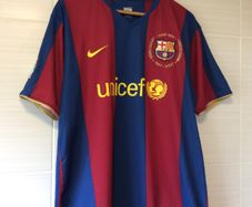 FC Barcelona Jersey. Official Mens Nike Home Jersey. Season 2007-2008. Original From The Time.