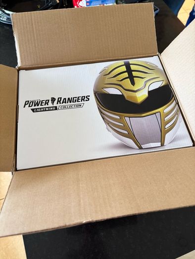 Power Rangers - White Ranger Helmet - sealed