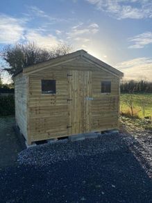 Premium Rustic Timber Garden Sheds | Steel Roof