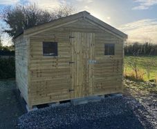 Premium Rustic Timber Garden Sheds | Steel Roof