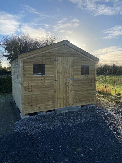 Premium Rustic Timber Garden Sheds | Steel Roof