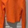Helmut Lang zip up cardigan bright orange Image 6