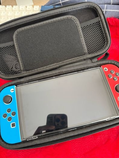Nintendo Switch OLED Mint Condition Full Bundle (Like New)