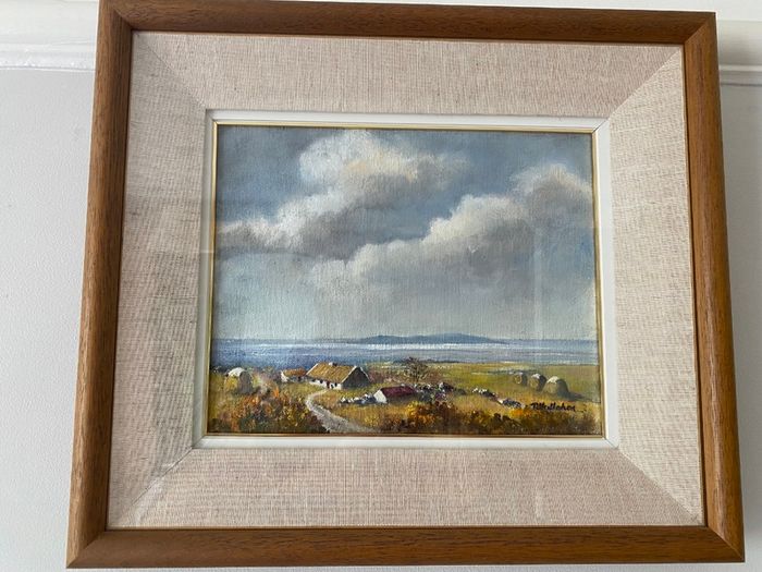 Oil painting Thatch cottage Clifden