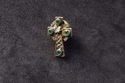 Celtic Cross Lapel Pin Badge