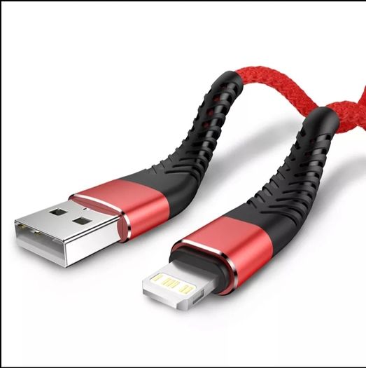 1m/2m/3m Long Lightning iPhone Charger for Apple iPhone 12 11 X 6 5 7 8 USB Cable