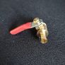 Brass Small ball valve gas water oil air free viewing Image 3