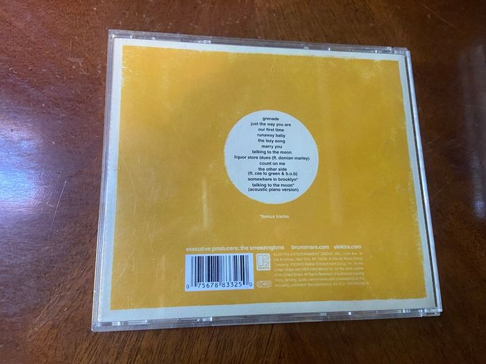Bruno Mars Doo-Wops & Hooligans CD