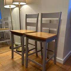 Grey Counter stools