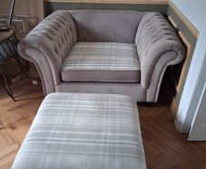 Armchair and Footstool