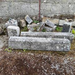 Granite pillars