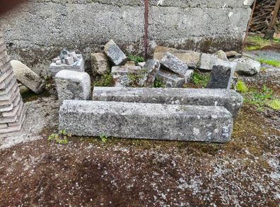 Granite pillars