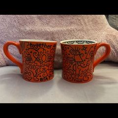 A Pair of Billy the Artist Together as One Mugs