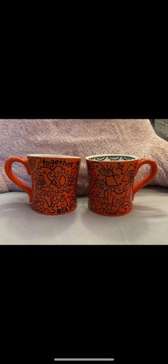 A Pair of Billy the Artist Together as One Mugs