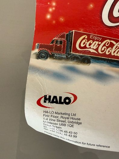 Vintage Christmas Coca cola truck