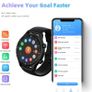 Mens Smart Watch Answer Make Calls 10 Day Battery Life Smartwatch VC52 Heart Rate Temperature Blood Oxygen Monitor, Bluetooth5.2, IP68 Waterproof, 24 Sports Modes, Android/iOS (FREE POSTAGE) Image 2