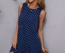 Ladies Dress(Navy)(New)