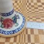 Beautiful Nicholas Mosse Tall Candlestick in the Popular but Discontinued Kilfane Rose Pattern, Circa 1996-2004, Number Two of Two Available Image 10
