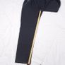 Celia Black Elastic Waist Straight Leg Stretch Trousers Moon Pattern Pocket Trim 10-12UK/38-40EU Image 9