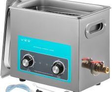 6.5L Ultrasonic Cleaner Jewelry Cleaner with Heater Timer for Jewelry Cleaning Knob Control