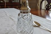 Sterling Silver and Cut Glass Sugar Sifter(1940)